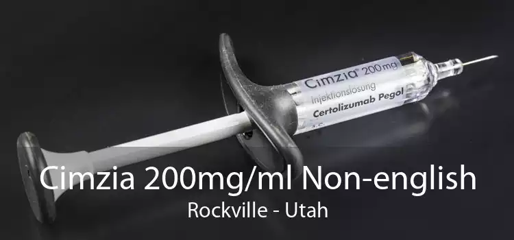 Cimzia 200mg/ml Non-english Rockville - Utah