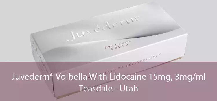 Juvederm® Volbella With Lidocaine 15mg, 3mg/ml Teasdale - Utah