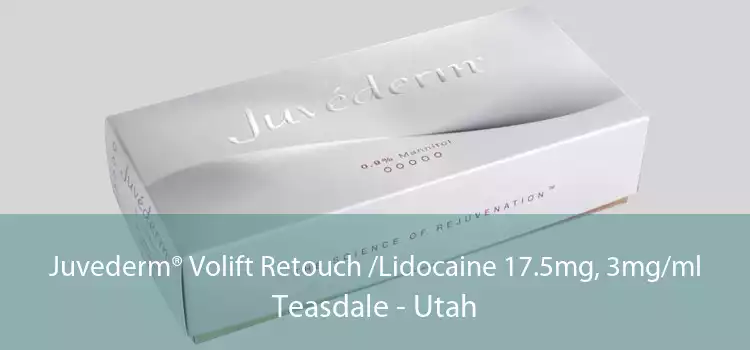 Juvederm® Volift Retouch /Lidocaine 17.5mg, 3mg/ml Teasdale - Utah