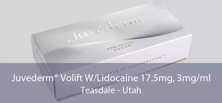 Juvederm® Volift W/Lidocaine 17.5mg, 3mg/ml Teasdale - Utah