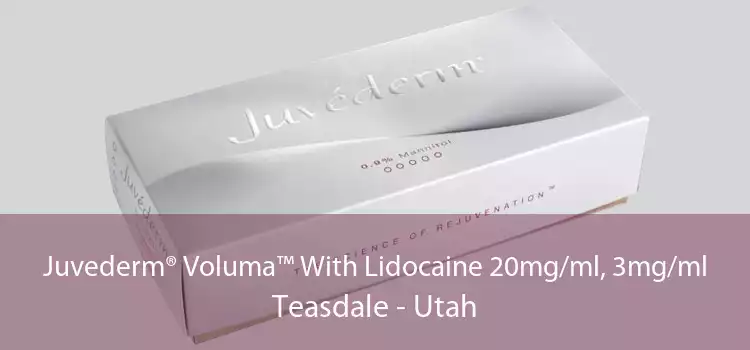 Juvederm® Voluma™ With Lidocaine 20mg/ml, 3mg/ml Teasdale - Utah