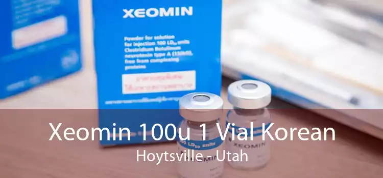 Xeomin 100u 1 Vial Korean Hoytsville - Utah
