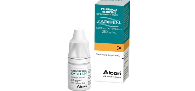 Zaditen® Eye Drops 0.025% dosage Vernal, UT